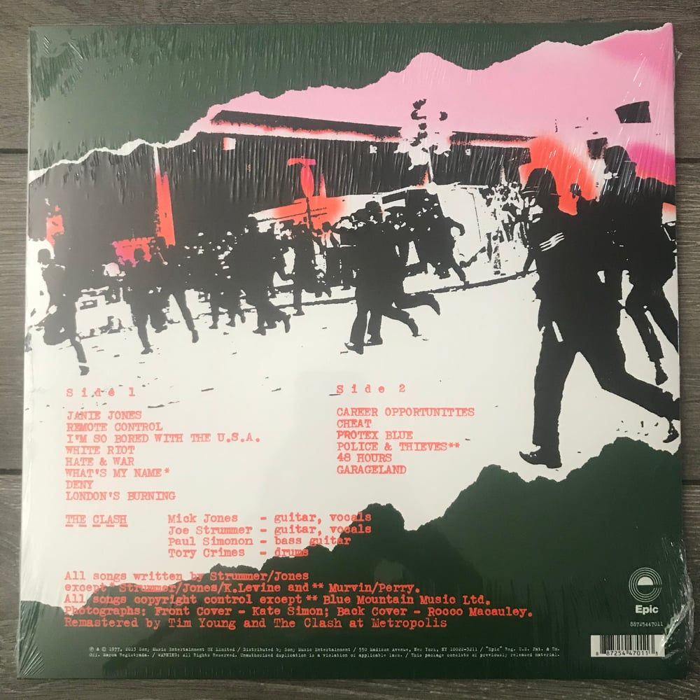 Image of The Clash - Self Titled Vinyl LP