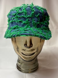 Image 2 of GREEN CRAZY PAINTERS CAP