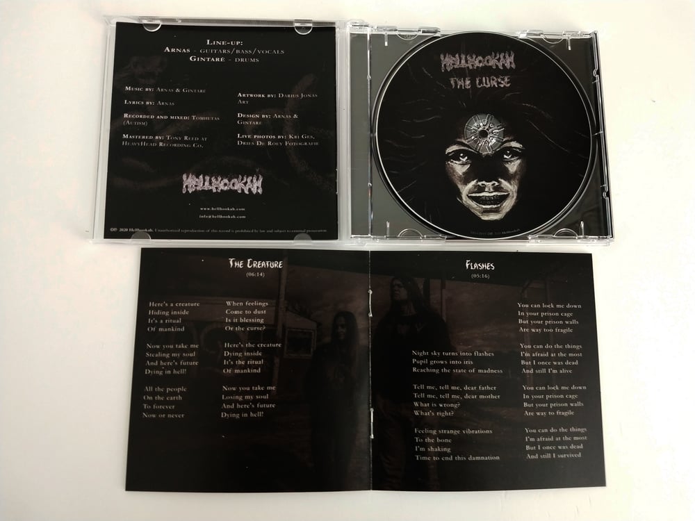 Image of Hellhookah "The Curse" CD