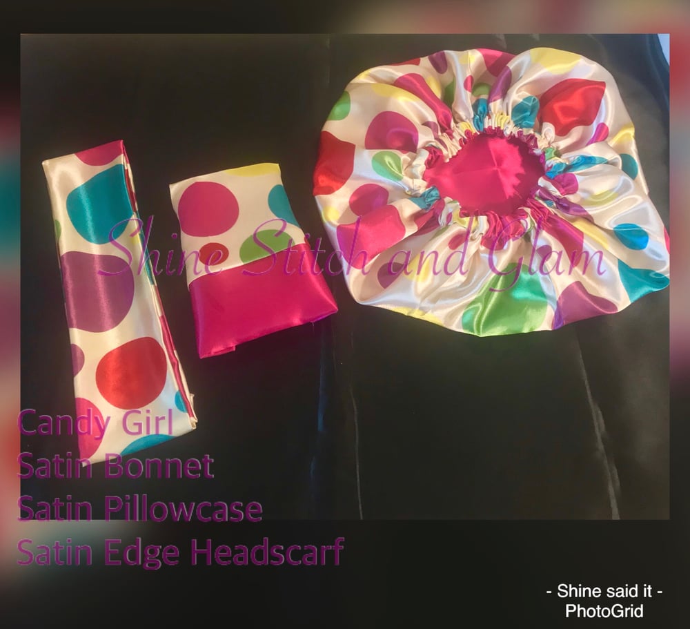 Image of Satin Edge Headscarf