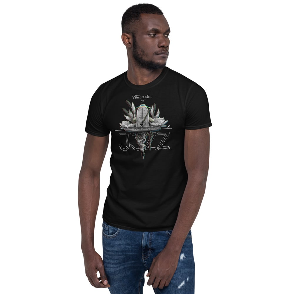 VIBROTANICA NENUPHAR Unisex T-Shirt - 100% cotton - color: black