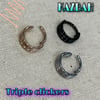 Triple clicker- ANODIZED titanium 1.2mm x 8mm