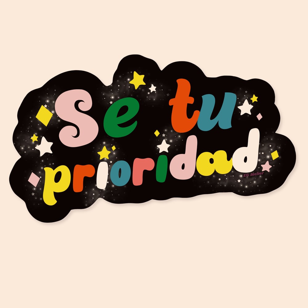 Image of Soy mi Prioridad Sticker