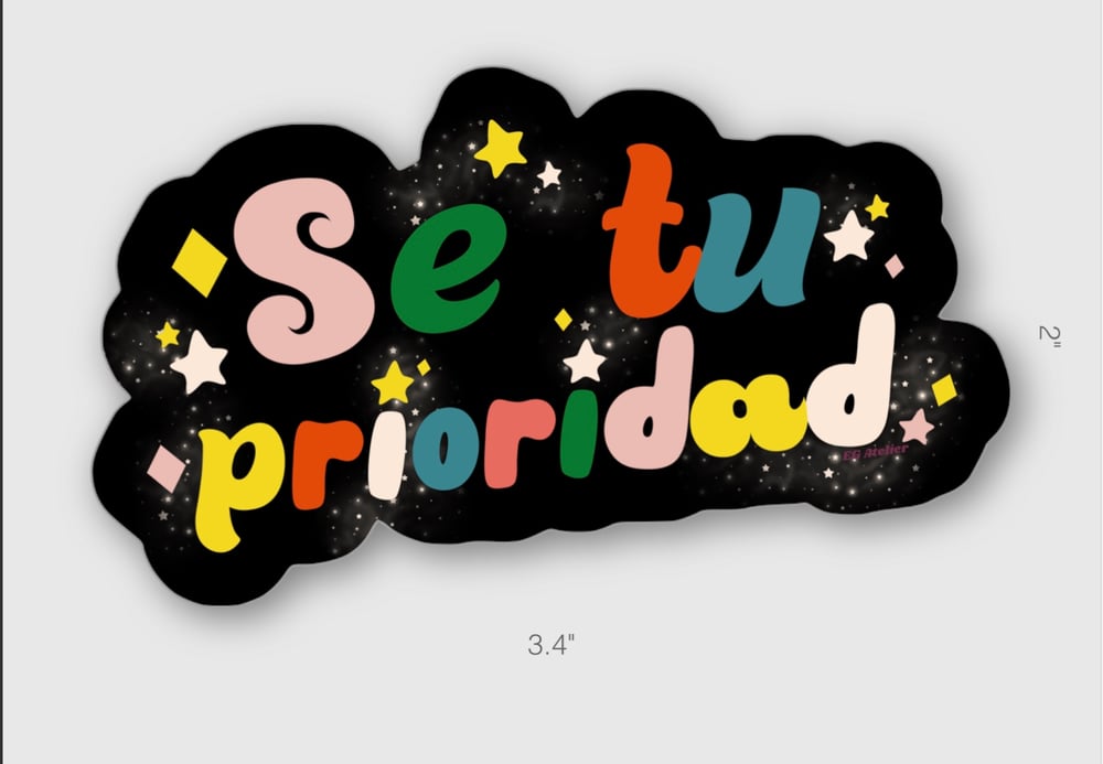 Image of Soy mi Prioridad Sticker