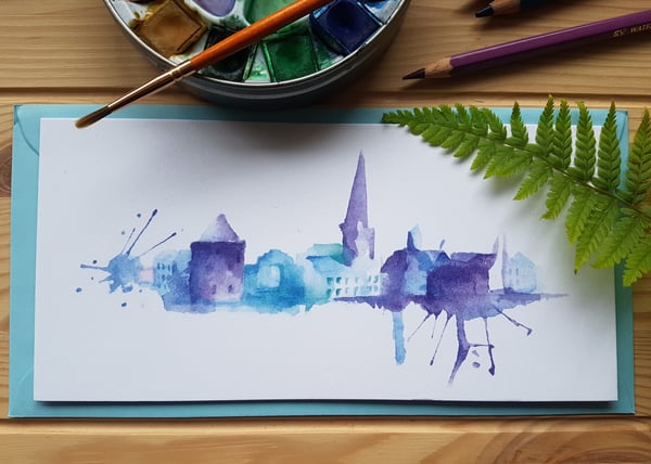 Image of Greeting card ‘Waterford City’