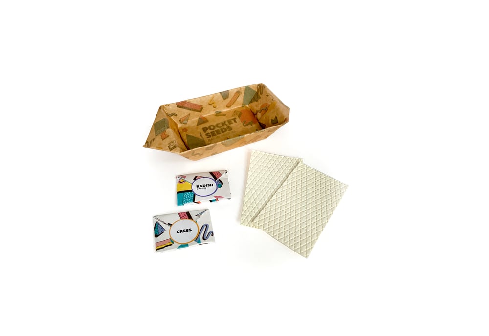DIY Microgreens Kit - Pattern Edition - 100% Biodegradable