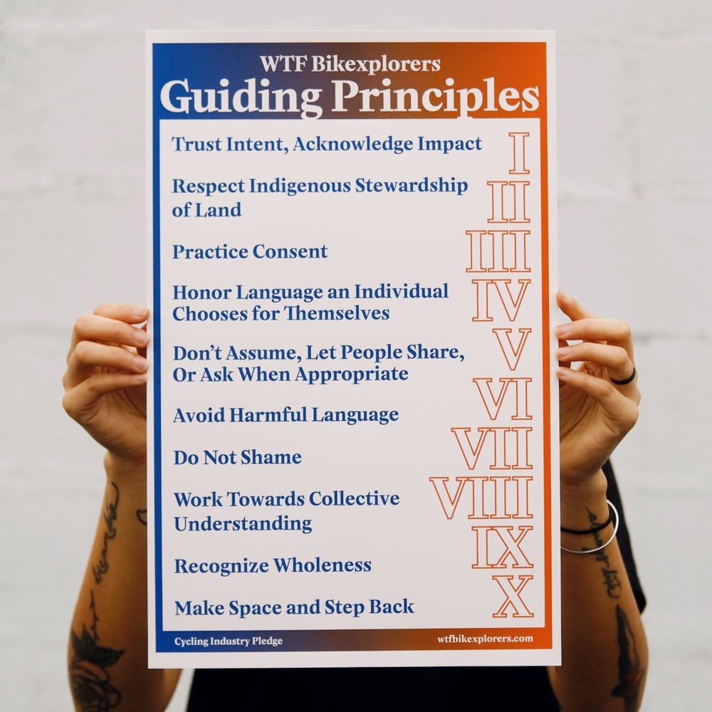 Image of WTF Guiding Principles Poster