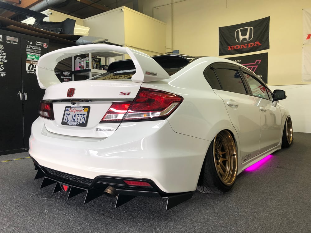 Image of 2012-2015 Honda Civic SI Sedan V2 Diffuser