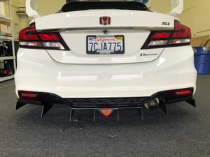 Image of 2012-2015 Honda Civic SI Sedan V2 Diffuser
