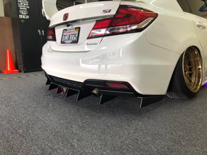 Image of 2012-2015 Honda Civic SI Sedan V2 Diffuser