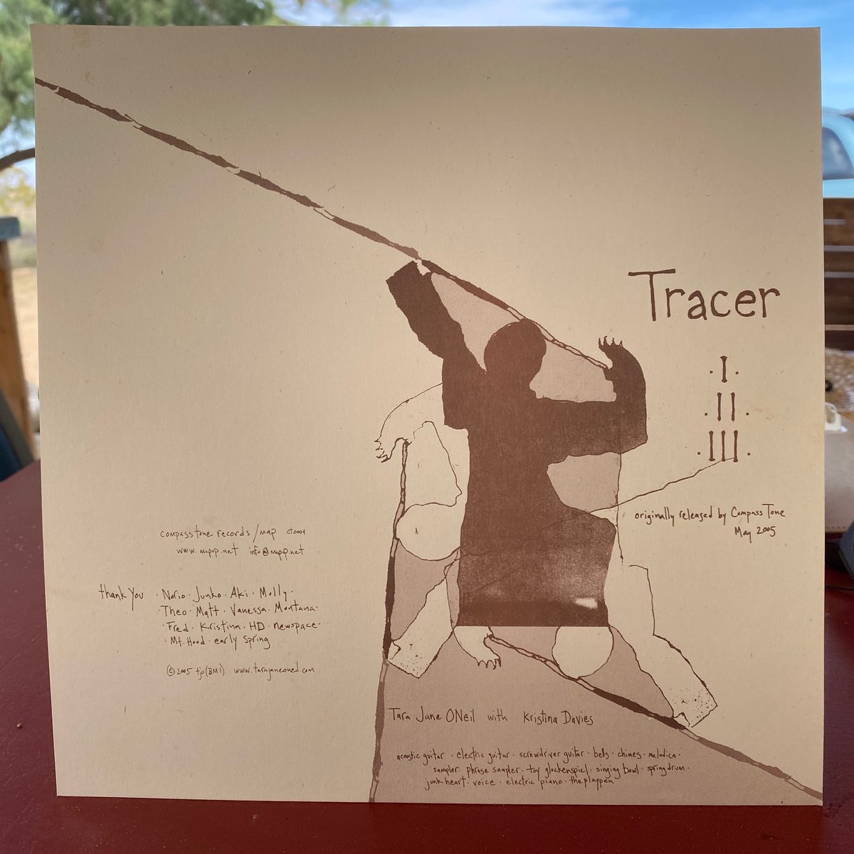 TO TRACE A RAVELING unique painted cover 