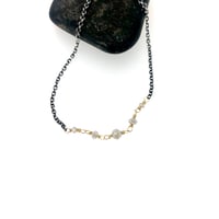 Image 2 of Grey diamond necklace 