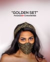 GOLDEN SET Mask and Headband 