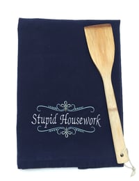 Image 3 of Stupid Housework Tea Towel