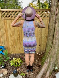 Image 2 of Earthy Lavender Ribbed Bodycon Dress