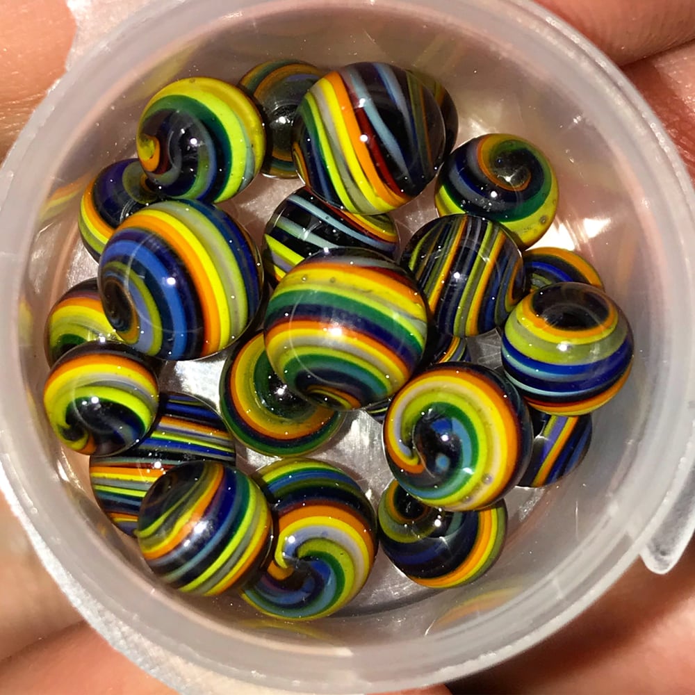 Multi-colored swirl terp pearls