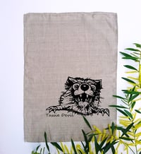 Tassie Devil Linen T Towel