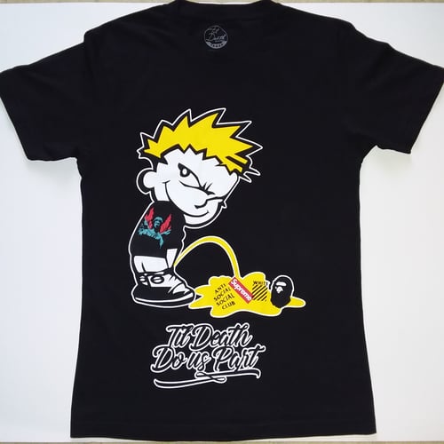 Image of Calvin Til Death Logo Tee