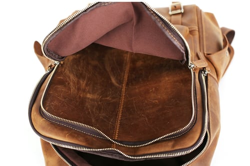 Image of Handmade Vintage Leather Backpack, Travel Backpack, Hiking Backpack, Laptop Backpack M398
