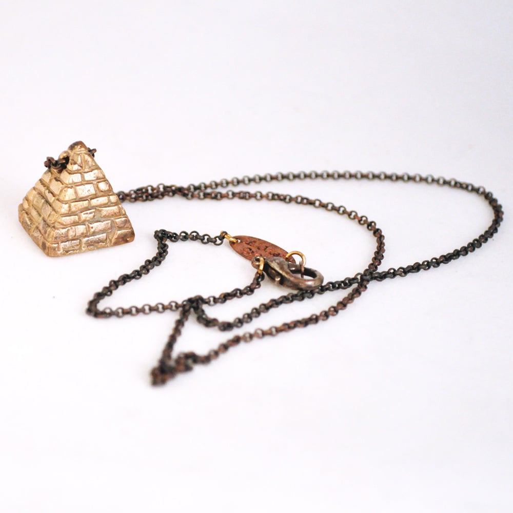 Image of Large Pyramid Necklace