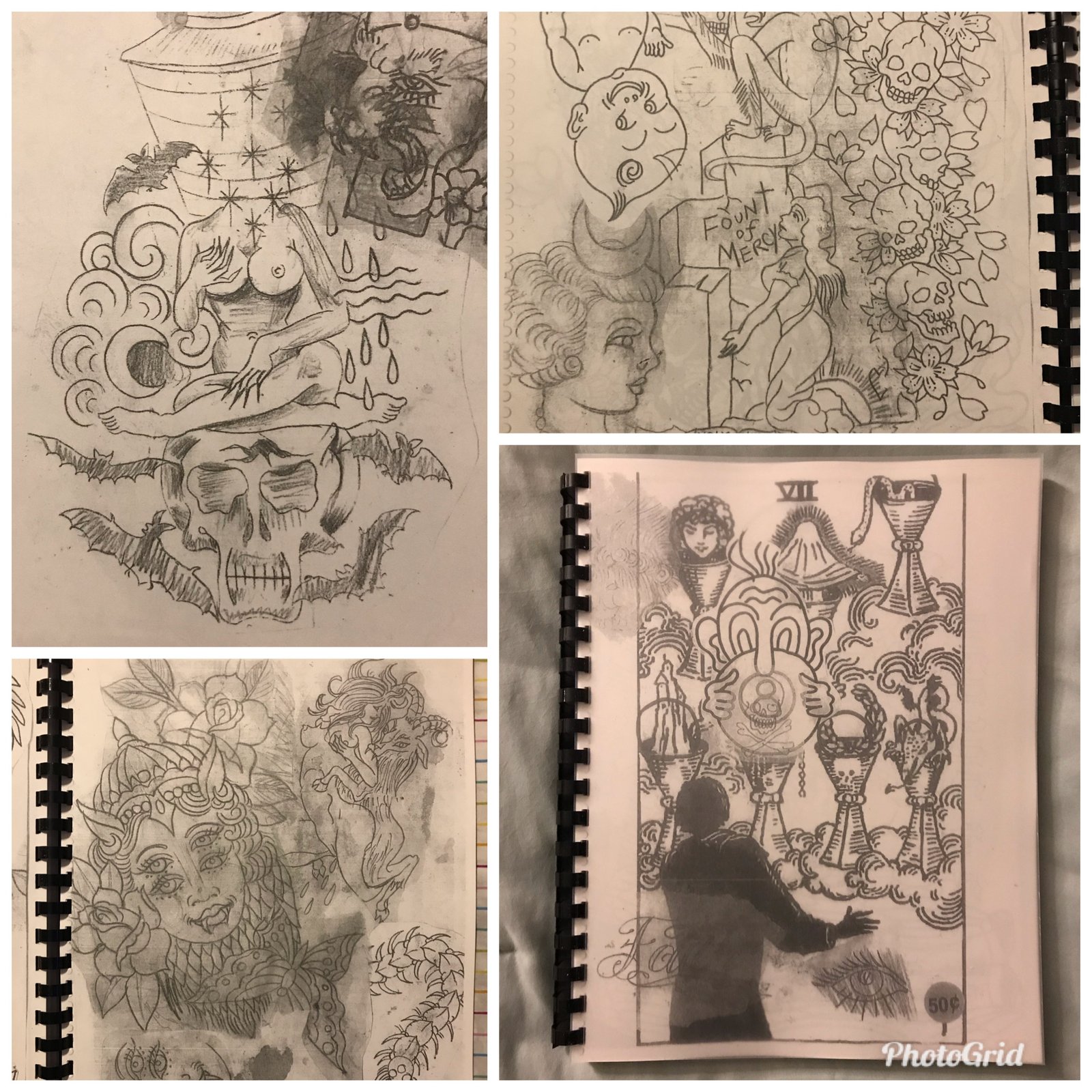 Amazon.com: Sketchbook for Tattoos: Tattoo Artist Square Notebook with  Design Details Page and Graph Paper for Sketching & Recording Creative  Ideas: 9798435429886: Books, Simpology: Books