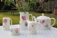 Image 5 of Sweet Pea Fine Bone China 2 Pint  Jug