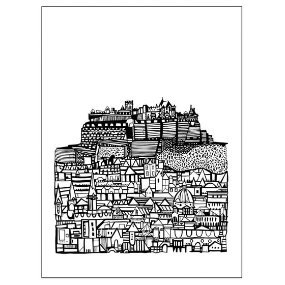 Image of Castle City screenprint