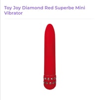 Toy Joy Diamond Red Superbe Mini Vibrator