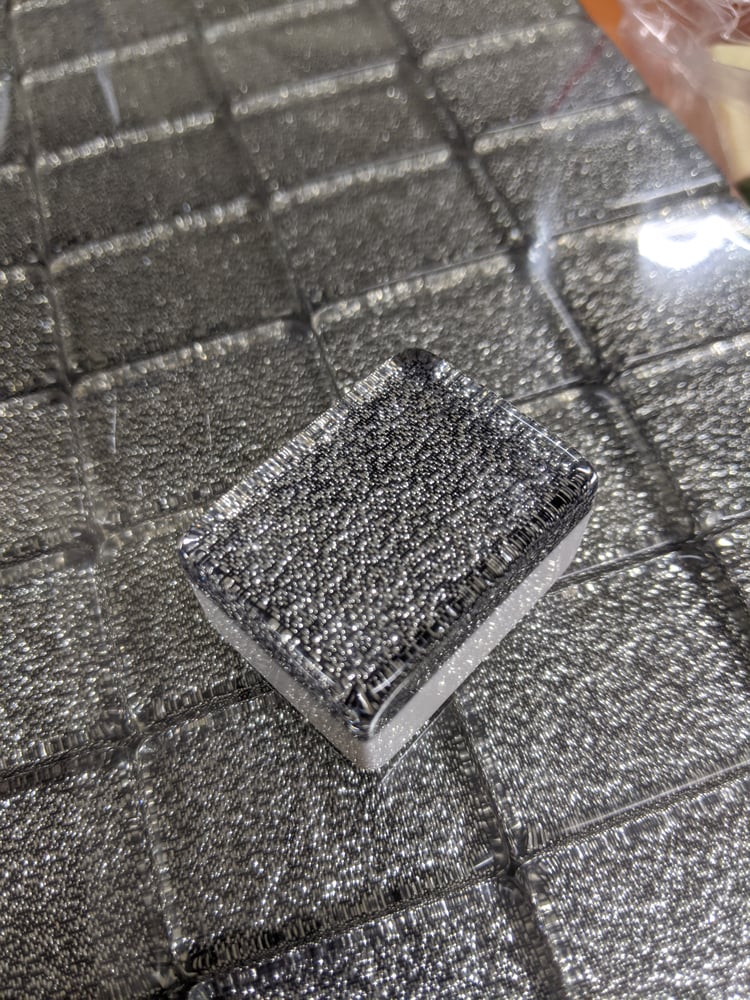 Image of A1 Crystal Black Silver Mahjong Set