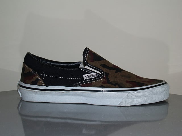 Zbox - Vintage Sneakers Made in the U.S.A. — VANS SLIP-ON CAMOUFLAGE