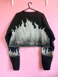 Image 2 of Burning Church Sweatshirt 1/1 S/M