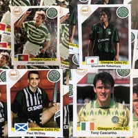 Image 1 of Celtic retro jersey sticker pack (4x10)