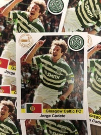 Image 2 of Celtic retro jersey sticker pack (4x10)