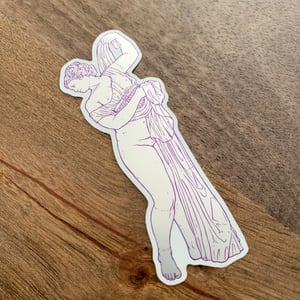 Venus Callipyge Metallic Sticker