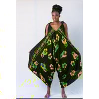 Image 2 of Jamaica Hibiscus jumpsuit/Romper