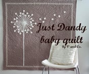Image of just dandy baby quilt pdf file 
