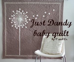 Image of just dandy baby quilt pdf file