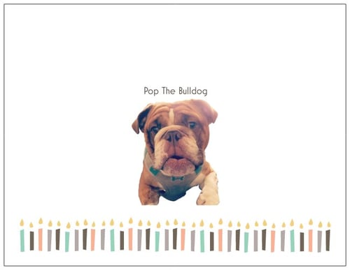 Image of Green Birthday Card