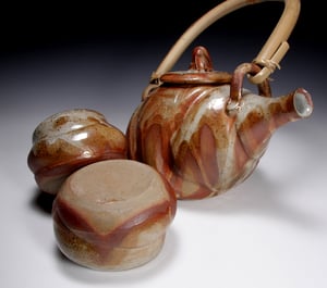 Shino carbon trap tea set (e013)