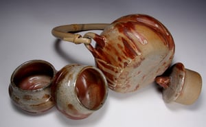 Shino carbon trap tea set (e013)