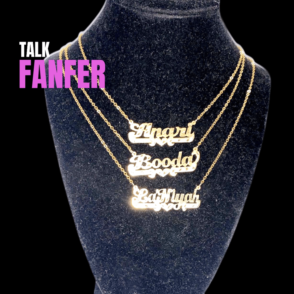 Image of $O $OLID Name Necklace