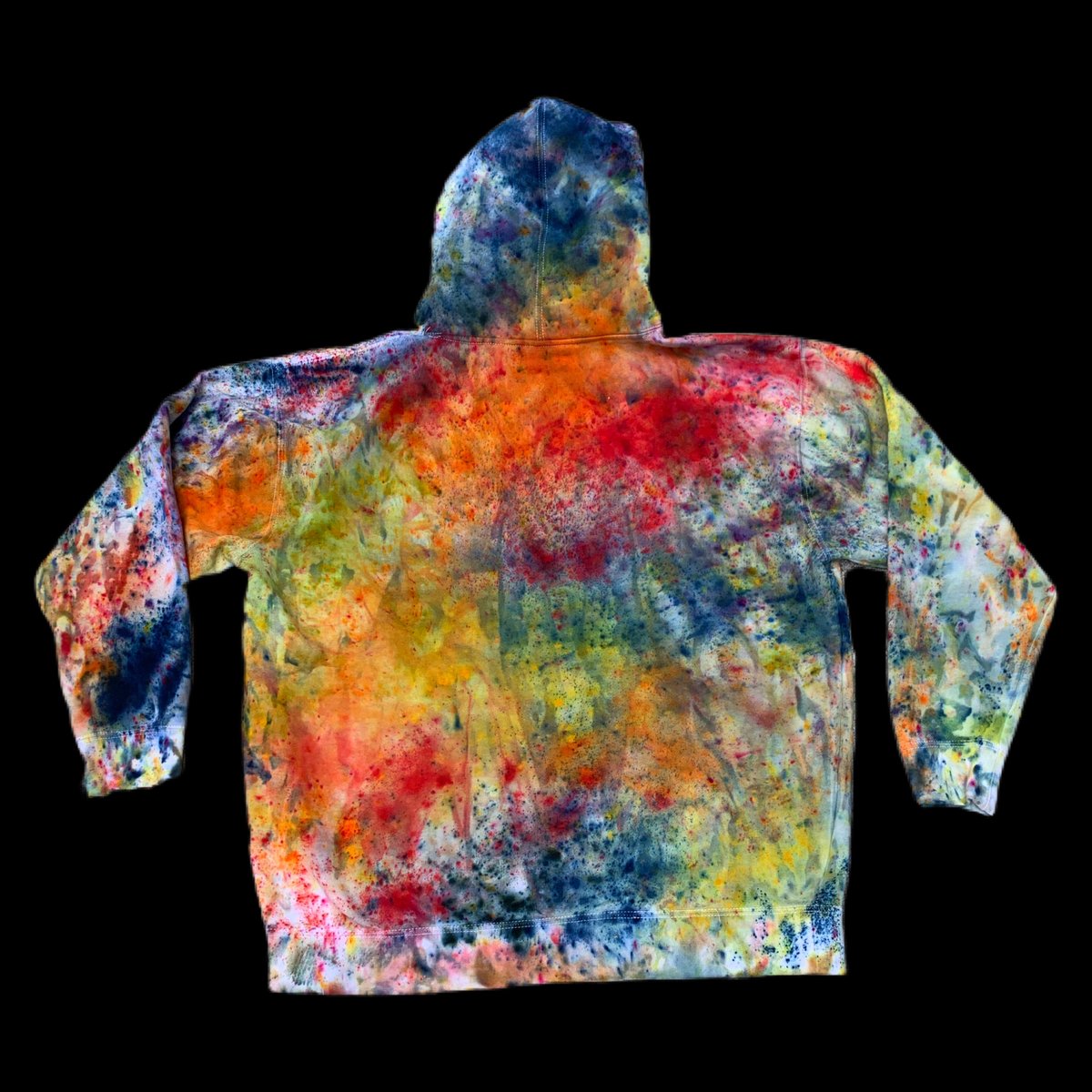 Custom Hand Dyed Heavyweight Pullover Hoodies! - Rainbow