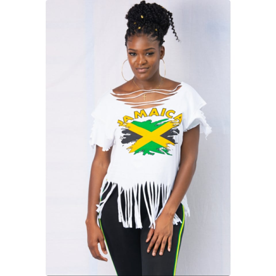 Jamaican flag destroyed top 