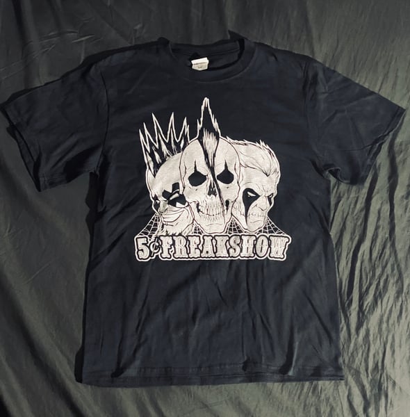 Image of 5¢ Freakshow Black and White T-Shirt