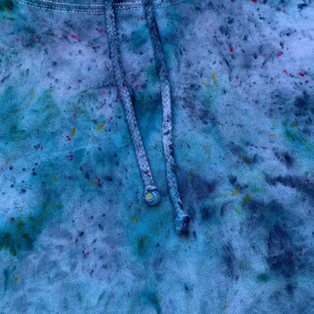 Custom Hand Dyed Heavyweight Pullover Hoodies!! - Blue Galaxy