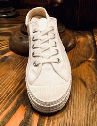 Image 5 of VEGANCRAFT military low top white shoes made in Slovakia 