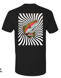 Image 3 of Stone Arch Tattoo Trout Spiral Tee