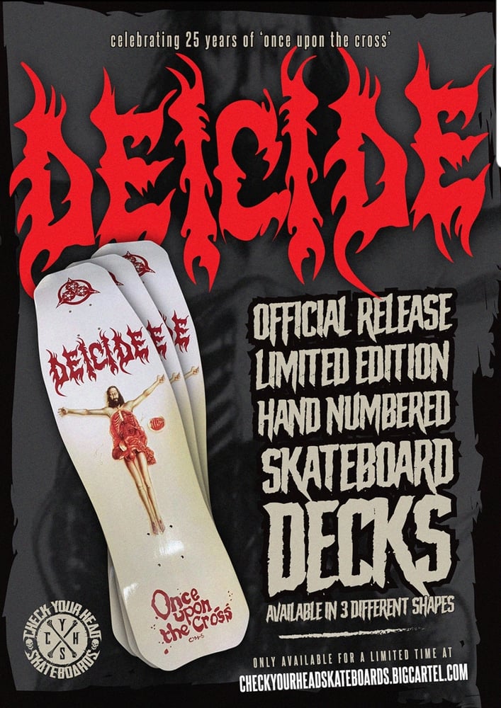 Image of DEICIDE ONCE UPON THE CROSS SKATEBOARDS