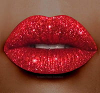 Image 2 of Monroe Red Glitter Lipstick
