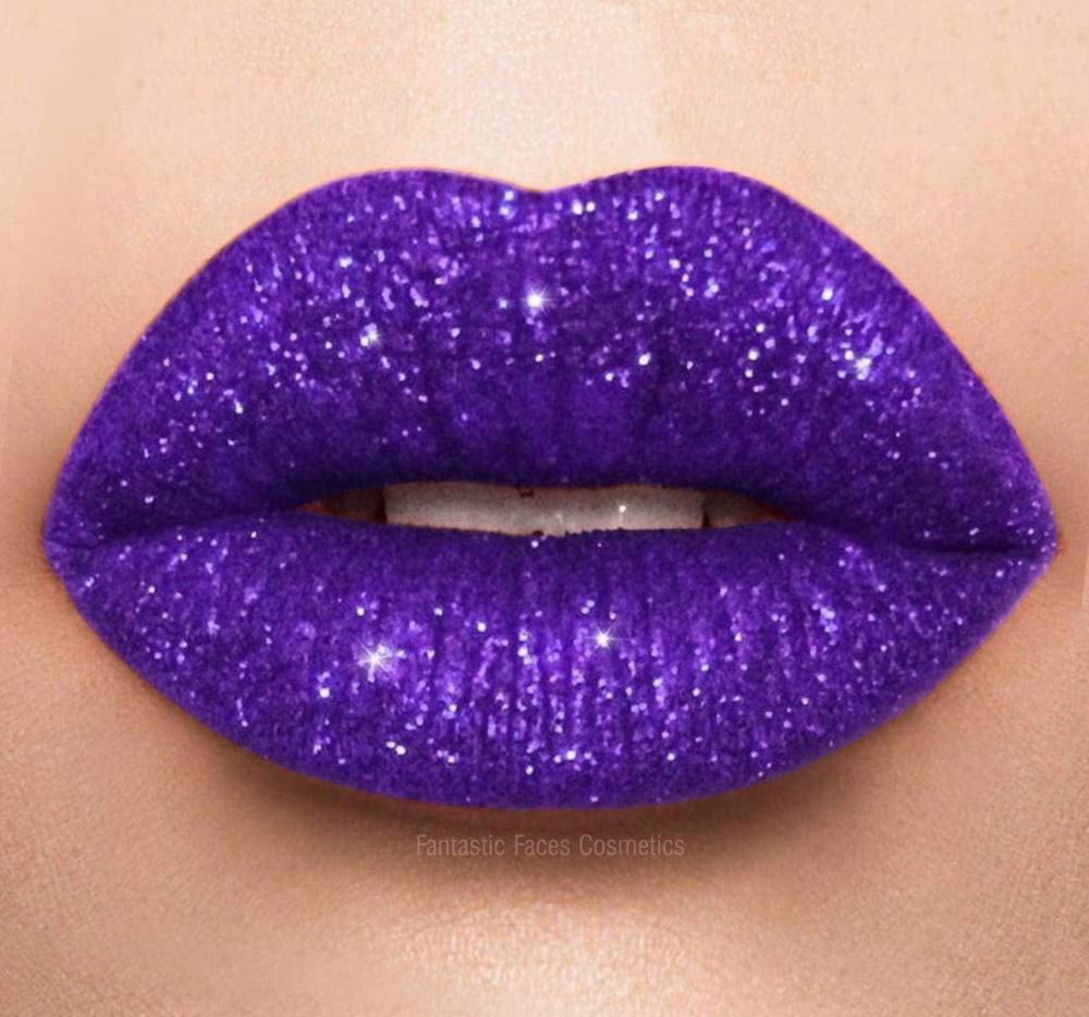 Purple Haze Glitter Lipstick / Fantastic Faces Cosmetics